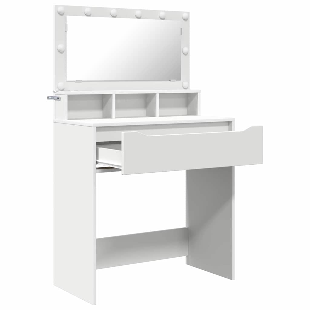 Tavoli da Trucco per Camera da Letto Bianco 80 x 39,6 x 135 cm