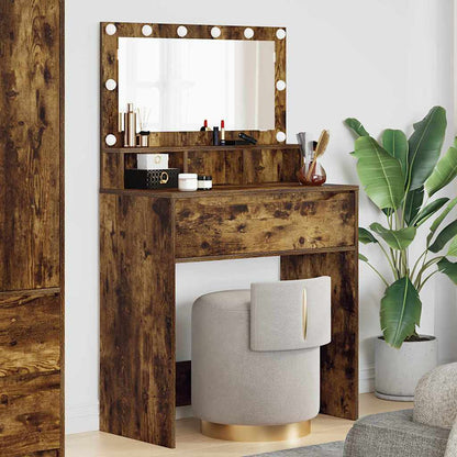Tavoli da Trucco per Camera da Letto con cassetto Rovere fumÃ©