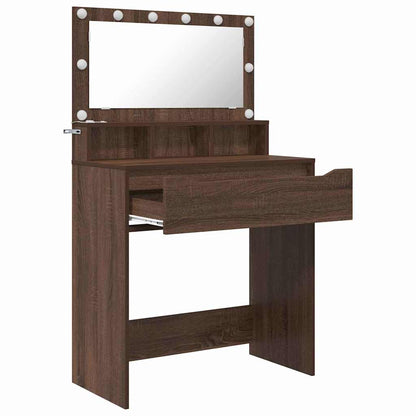 Tavoli da Trucco per Camera da Letto Rovere Marrone
