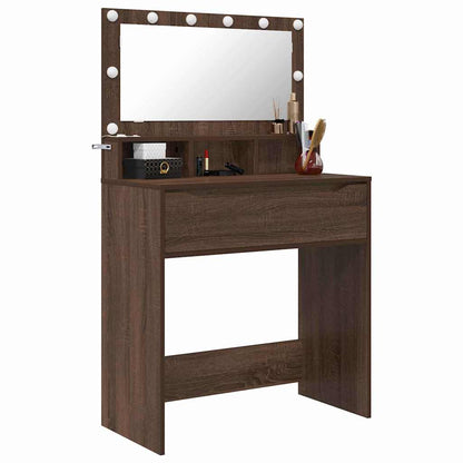 Tavoli da Trucco per Camera da Letto Rovere Marrone