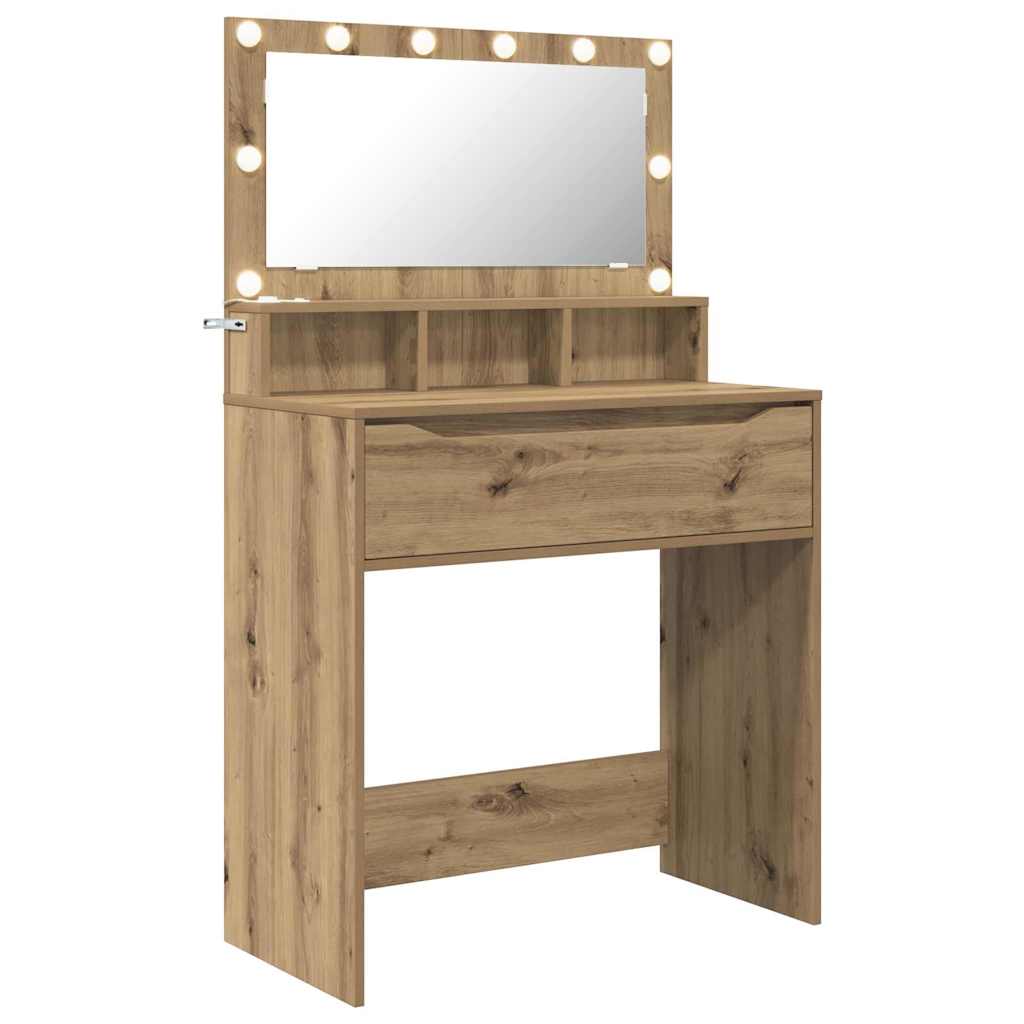 Tavoli da Trucco per Camera da Letto Rovere artigianale