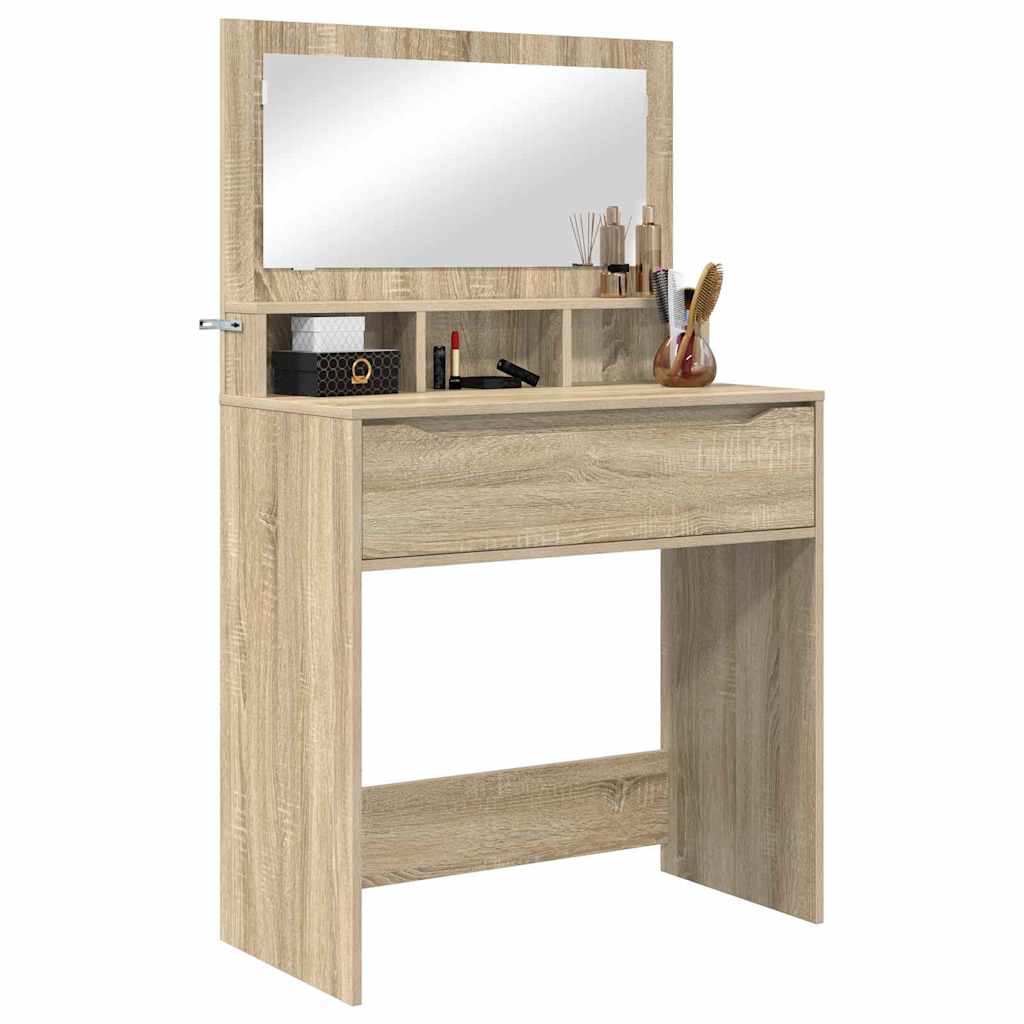 Tavoli da Trucco per Camera da Letto con cassetto Rovere Sonoma