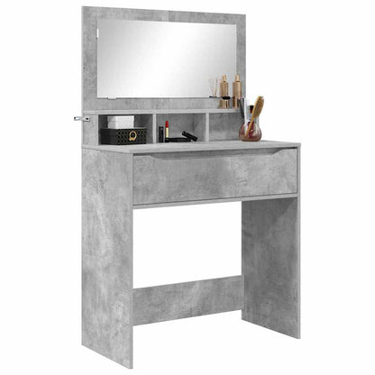 Tavoli da Trucco per Camera da Letto Grigio cemento