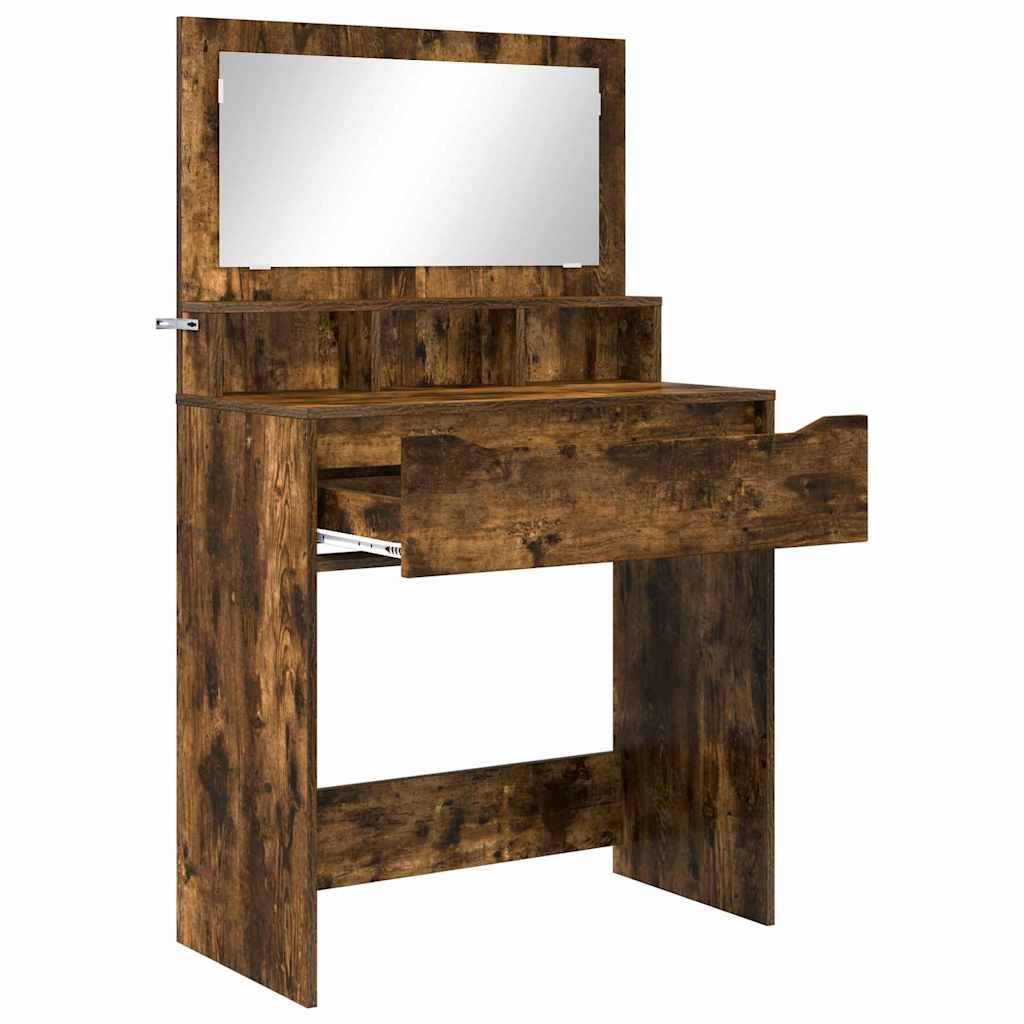 Tavoli da Trucco per Camera da Letto con cassetto Rovere fumÃ©