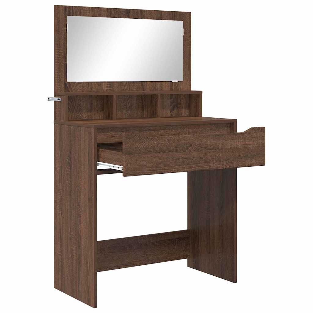 Tavoli da Trucco per Camera da Letto Rovere Marrone