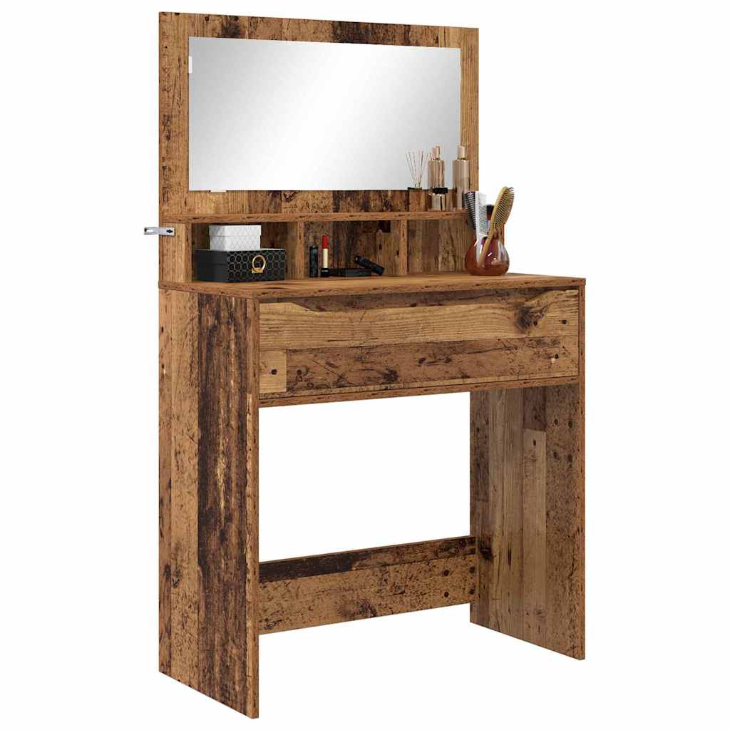 Tavoli da Trucco per Camera da Letto con cassetto Legno vecchio