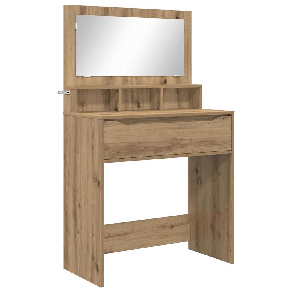 Tavoli da Trucco per Camera da Letto Rovere artigianale