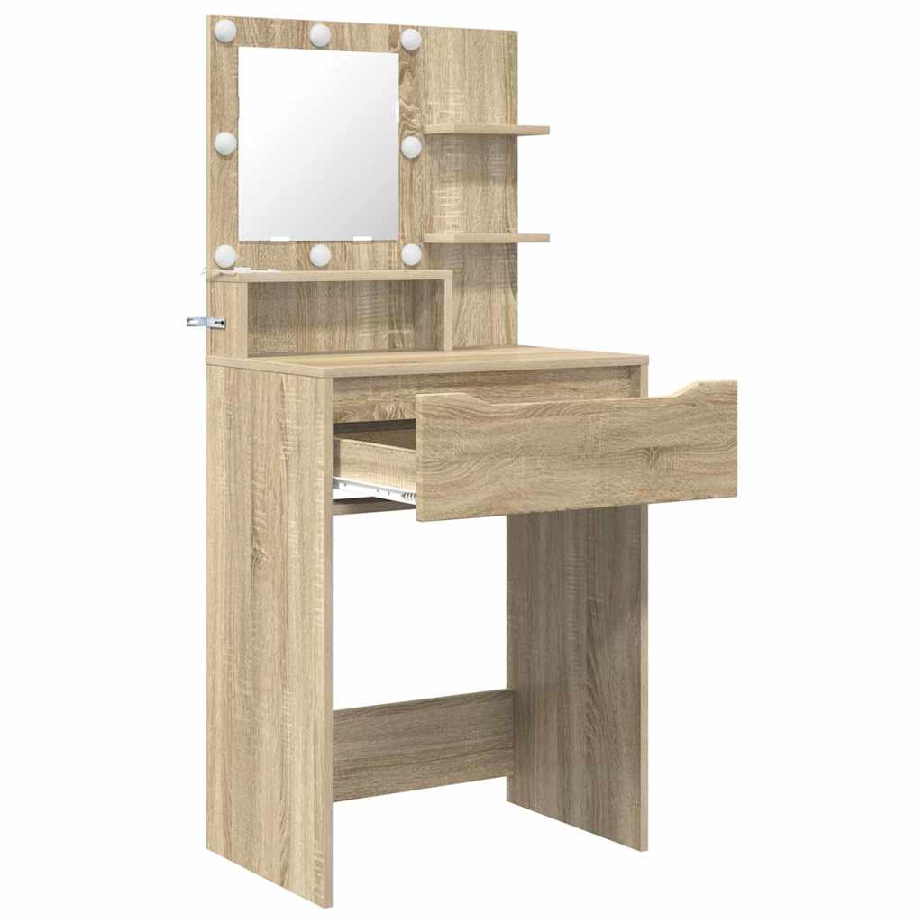 Tavoli da Trucco per Camera da Letto con cassetto Rovere Sonoma