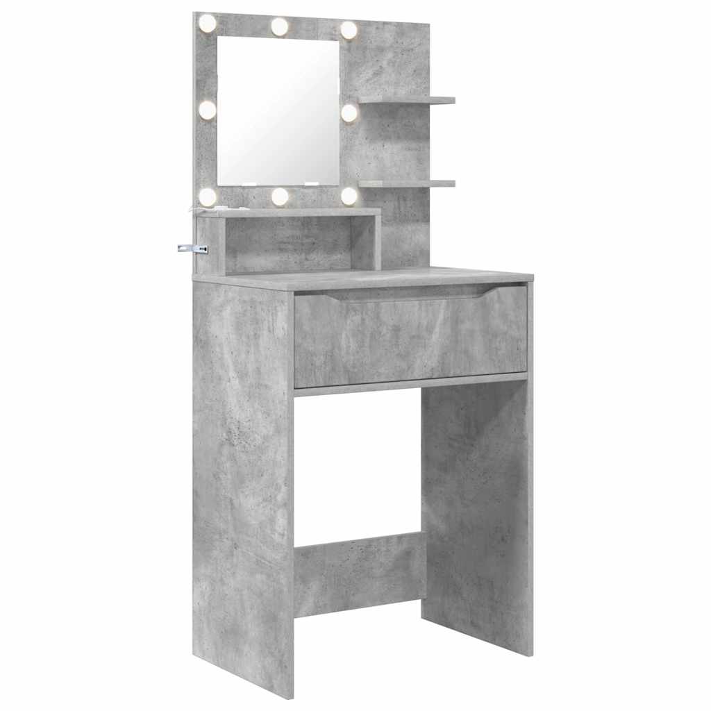 Tavoli da Trucco per Camera da Letto Grigio cemento