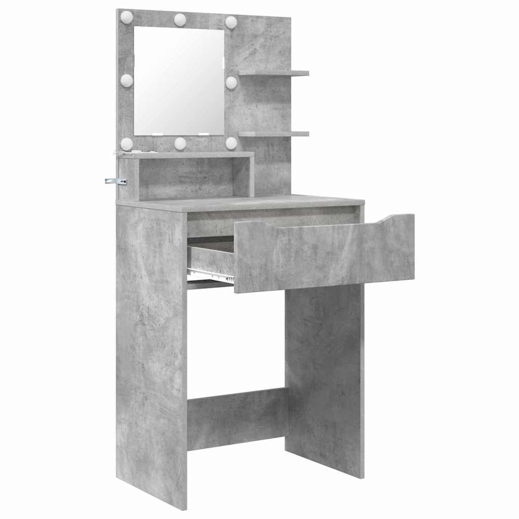 Tavoli da Trucco per Camera da Letto Grigio cemento