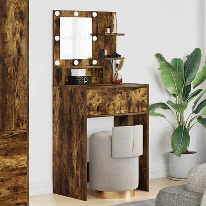 Tavoli da Trucco per Camera da Letto con cassetto Rovere fumÃ©