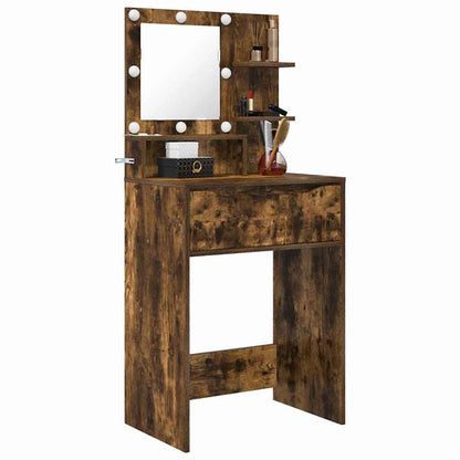 Tavoli da Trucco per Camera da Letto con cassetto Rovere fumÃ©