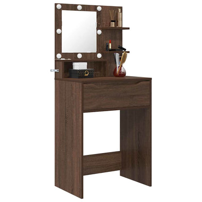 Tavoli da Trucco per Camera da Letto Rovere Marrone