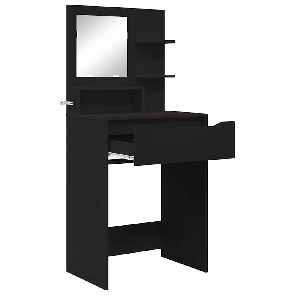 Tavoli da Trucco per Camera da Letto Nero 80 x 39,6 x 135 cm