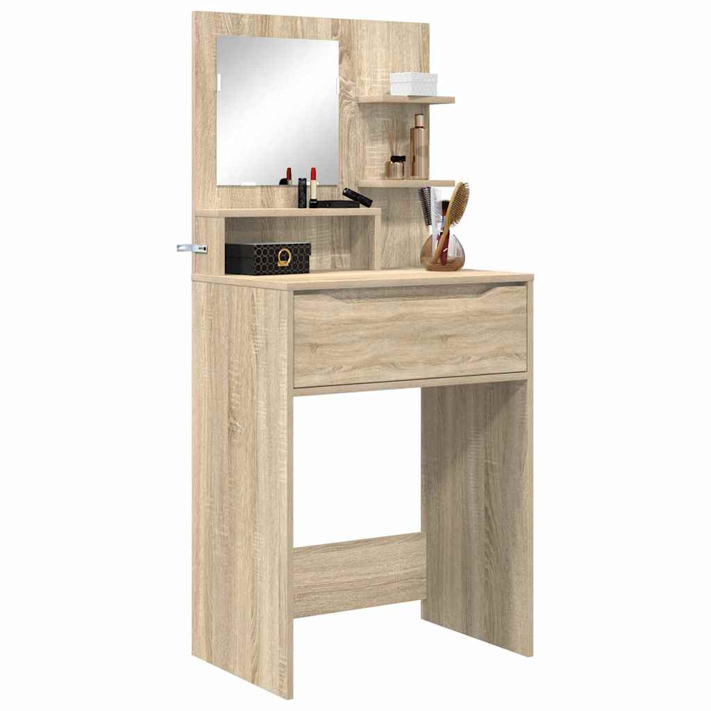 Tavoli da Trucco per Camera da Letto con cassetto Rovere Sonoma