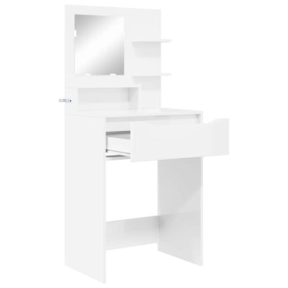 Tavoli da Trucco per Camera da Letto con cassetto Bianco Lucido