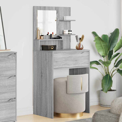 Tavoli da Trucco per Camera da Letto con cassetto Grigio Sonoma