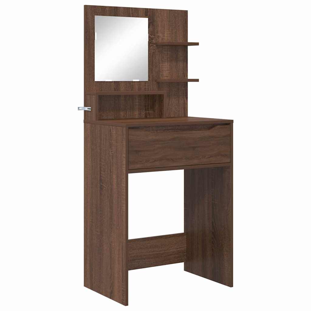 Tavoli da Trucco per Camera da Letto Rovere Marrone