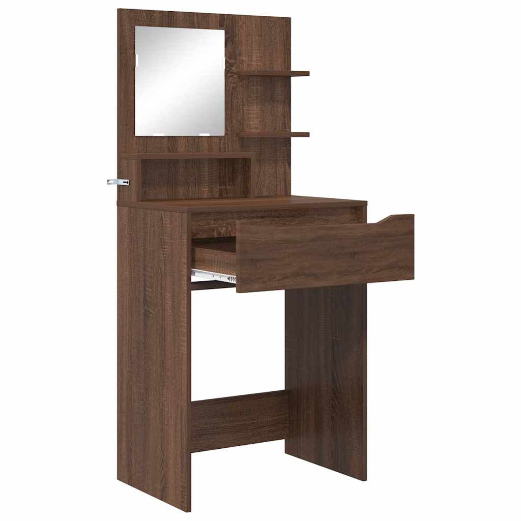 Tavoli da Trucco per Camera da Letto Rovere Marrone