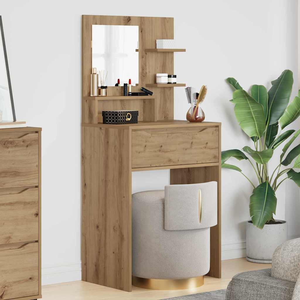 Tavoli da Trucco per Camera da Letto Rovere artigianale