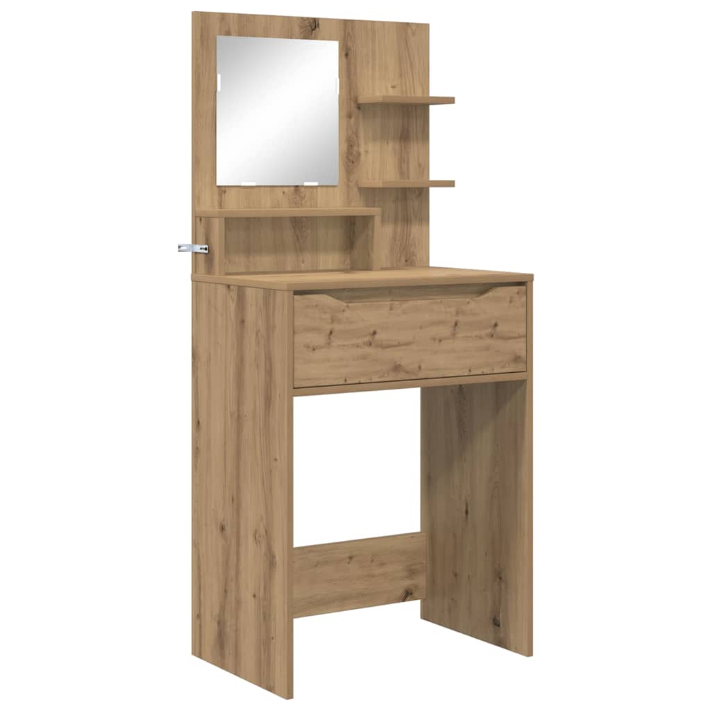 Tavoli da Trucco per Camera da Letto Rovere artigianale