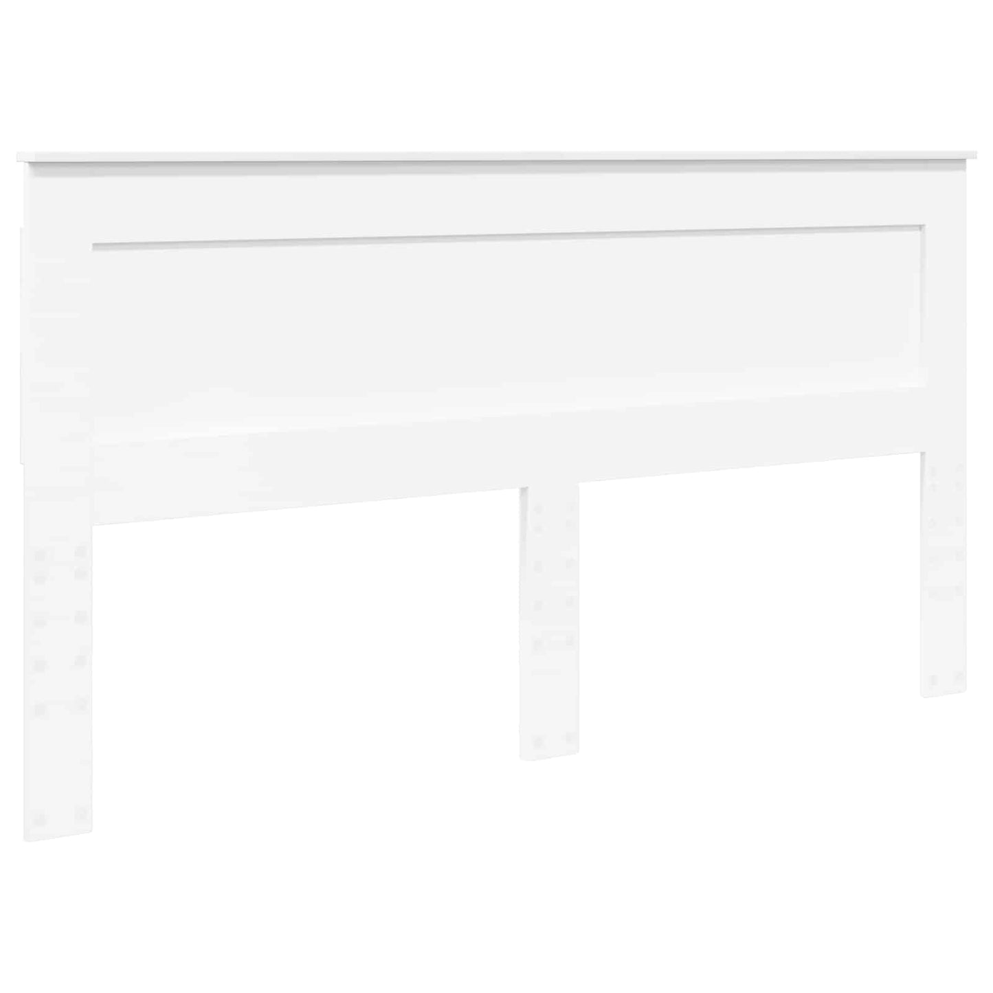 Testiera con testiera Bianco 180 cm Legno multistrato