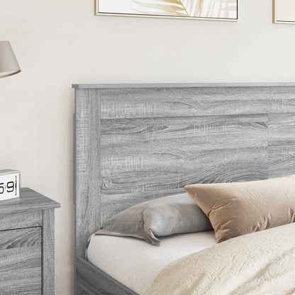 Testiera con testiera Grigio Sonoma 180 cm Legno multistrato