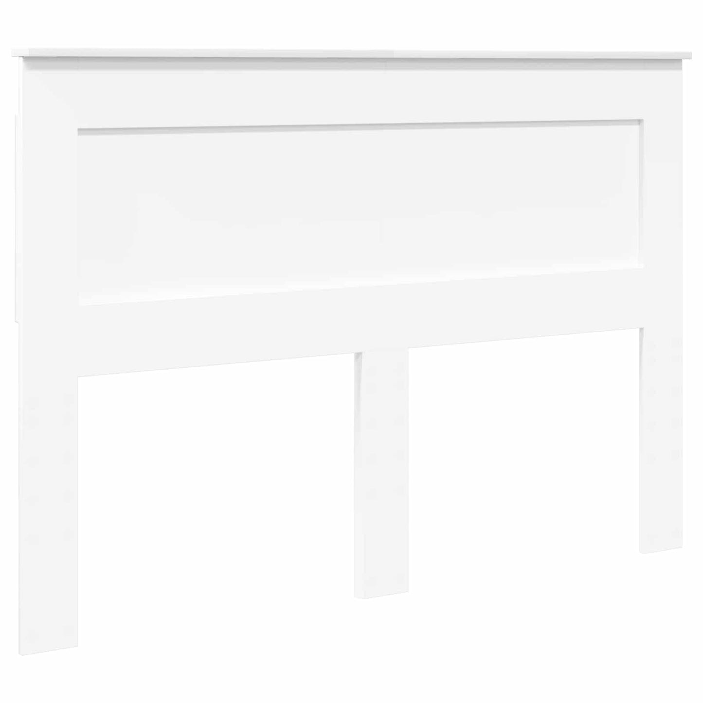 Testiera con testiera Bianco 160 cm Legno multistrato