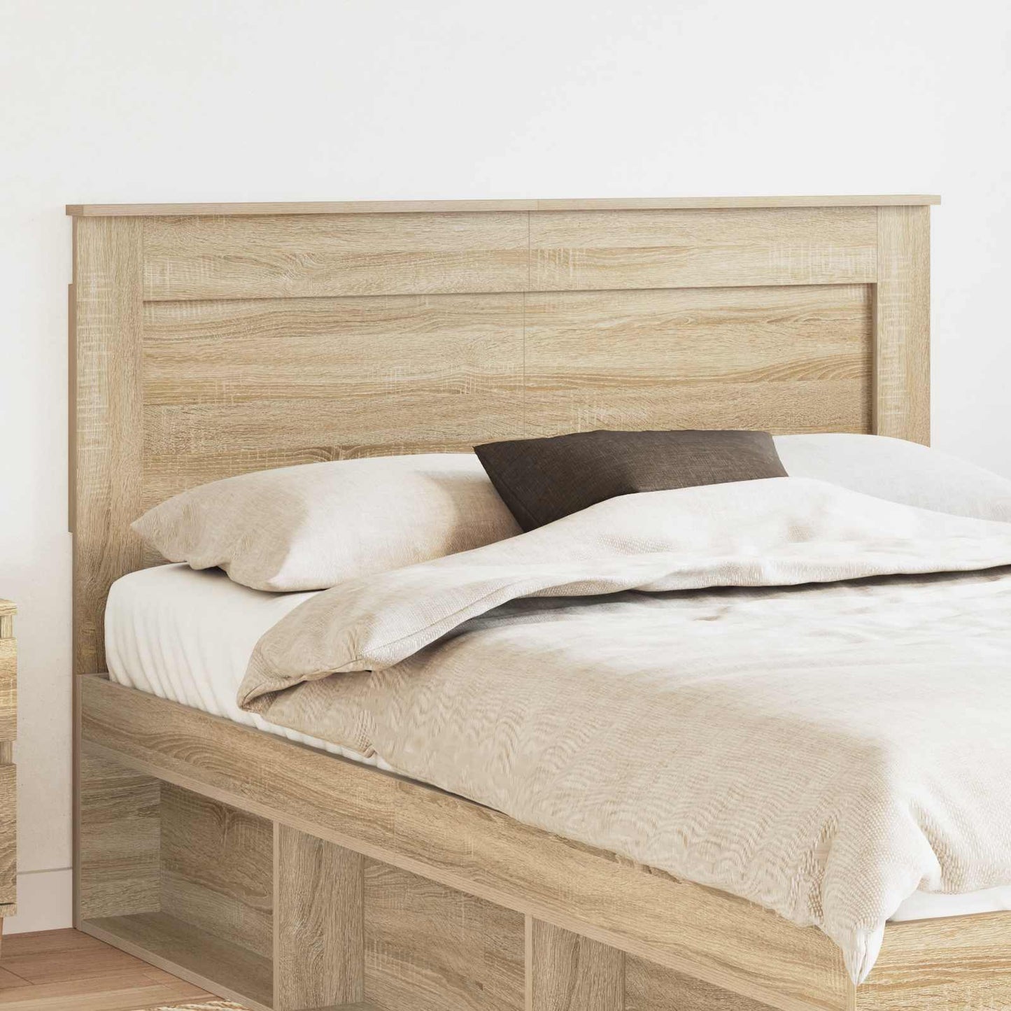 Testiera con testiera Rovere Sonoma 160 cm Legno multistrato