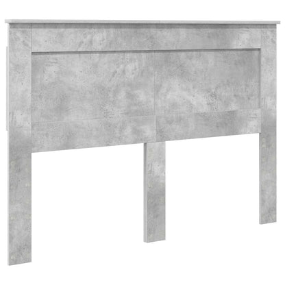 Testiera con testiera Grigio cemento 140 cm Legno multistrato