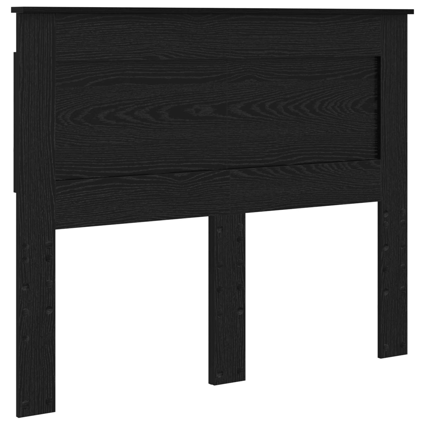 Testiera con testiera Rovere Nero 135 cm Legno multistrato