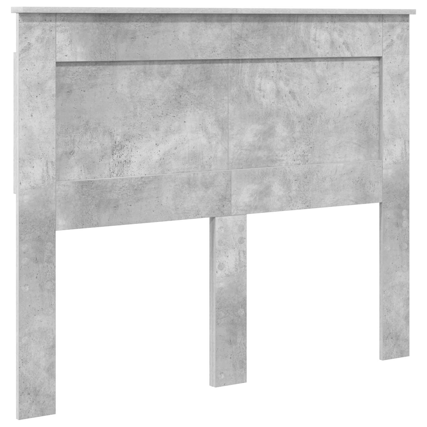 Testiera con testiera Grigio cemento 135 cm Legno multistrato