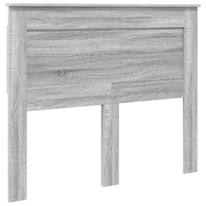 Testiera con testiera Grigio Sonoma 135 cm Legno multistrato
