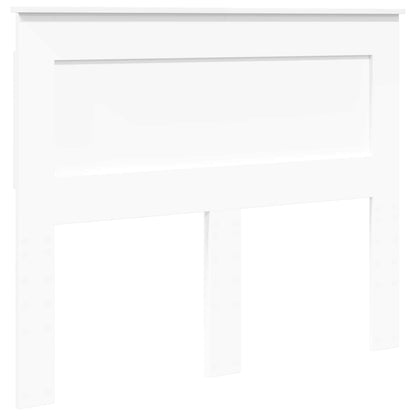 Testiera con testiera Bianco 120 cm Legno multistrato
