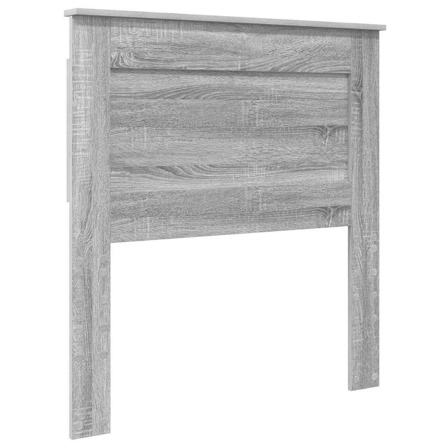 Testiera con testiera Grigio Sonoma 100 cm Legno multistrato