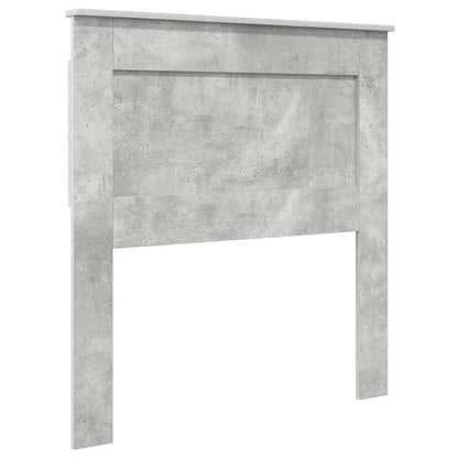 Testiera con testiera Grigio cemento 90 cm Legno multistrato
