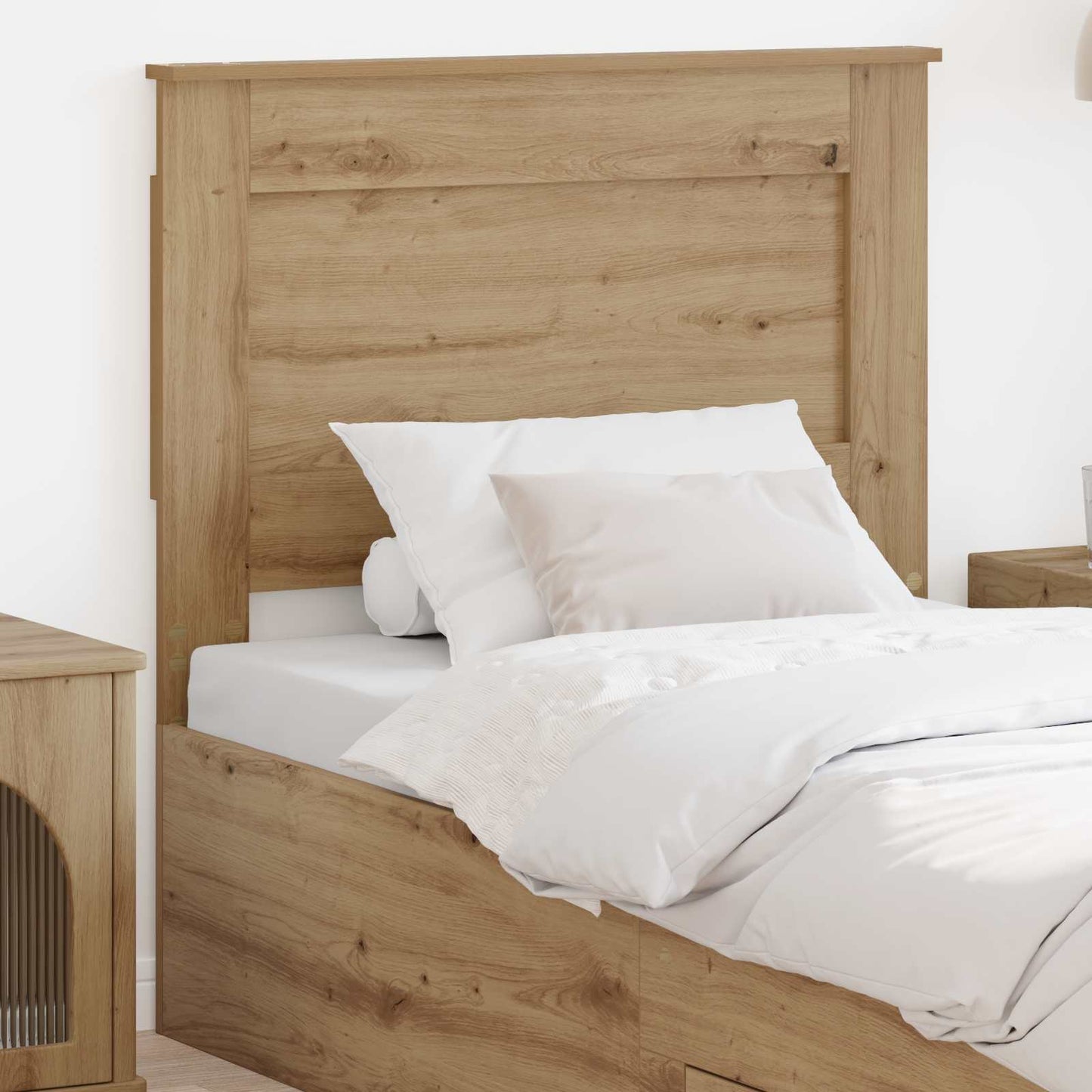 Testiera Rovere artigianale 90 cm Legno multistrato