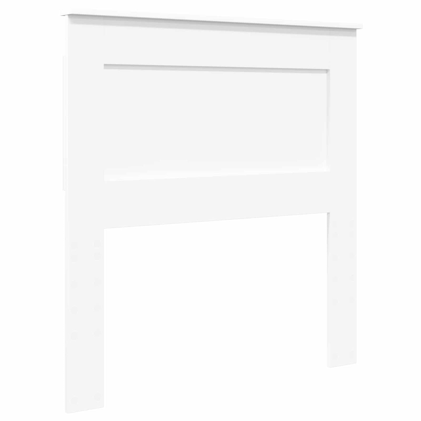 Testiera con testiera Bianco 80 cm Legno multistrato