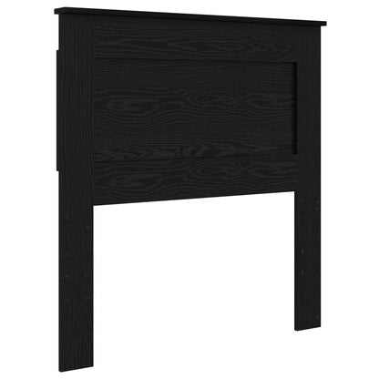 Testiera con testiera Rovere Nero 80 cm Legno multistrato
