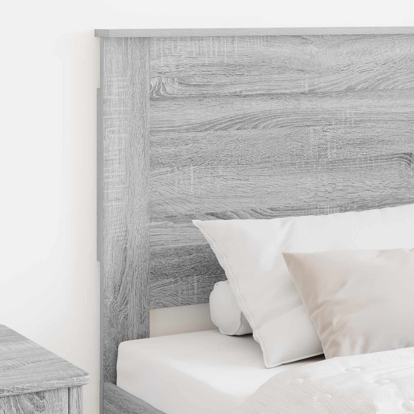 Testiera con testiera Grigio Sonoma 80 cm Legno multistrato