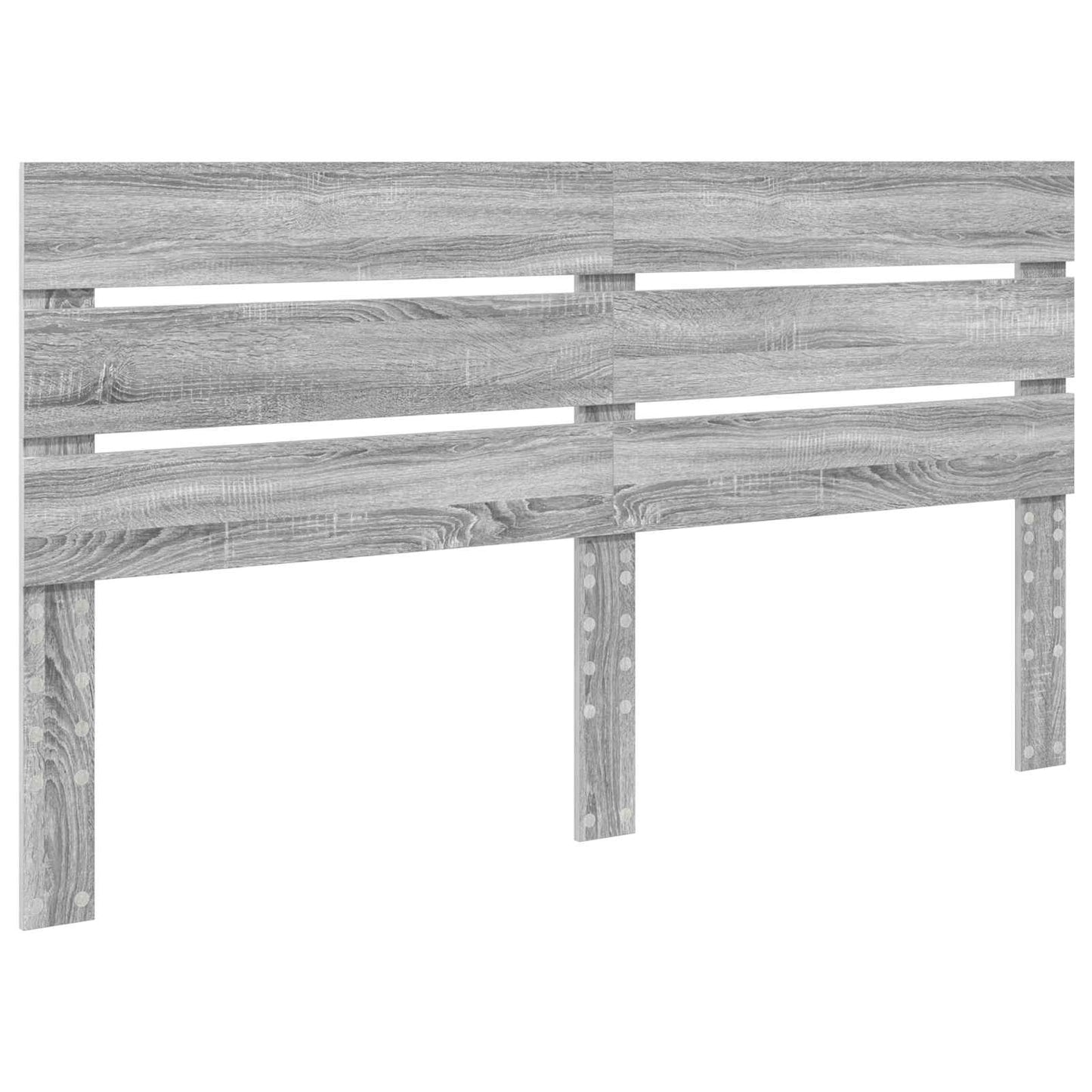 Testiera Grigio Sonoma 200 cm Legno multistrato