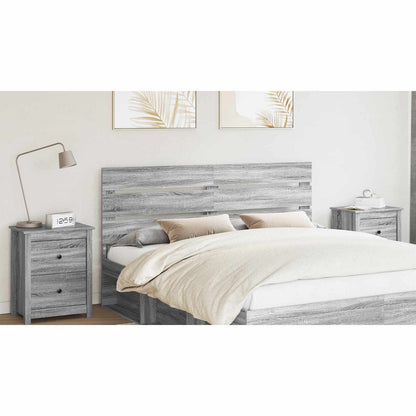 Testiera Grigio Sonoma 180 cm Legno multistrato