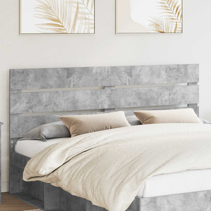 Testiera Grigio cemento 160 cm Legno multistrato