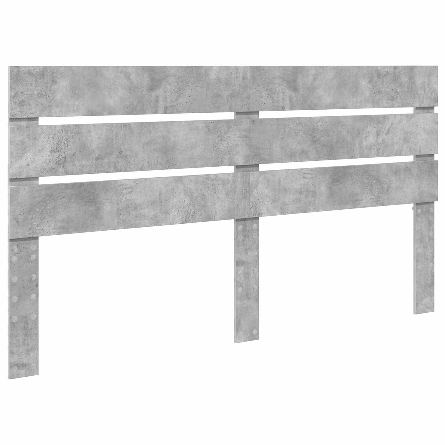 Testiera Grigio cemento 160 cm Legno multistrato