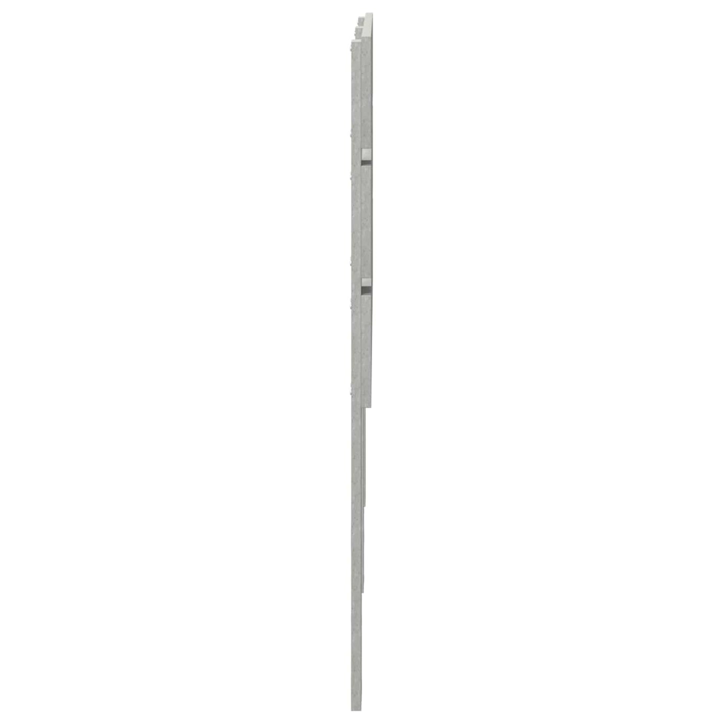 Testiera Grigio cemento 150 cm Legno multistrato