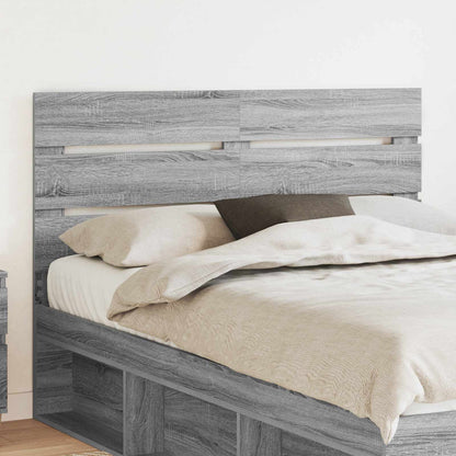 Testiera Grigio Sonoma 150 cm Legno multistrato