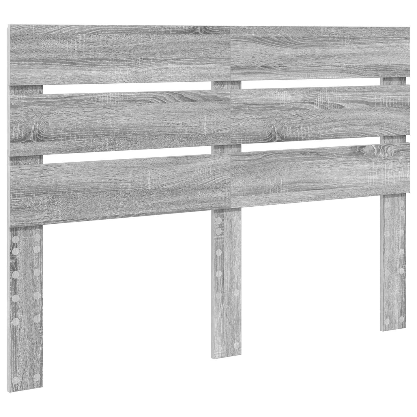 Testiera Grigio Sonoma 150 cm Legno multistrato