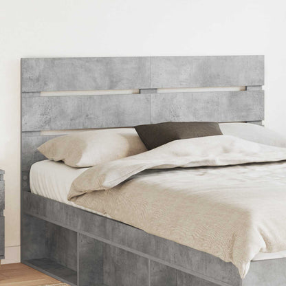 Testiera Grigio cemento 140 cm Legno multistrato