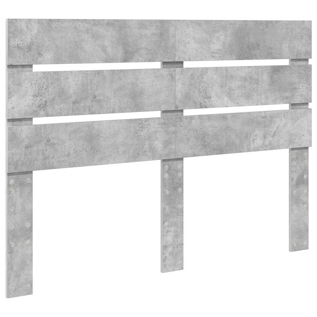 Testiera Grigio cemento 140 cm Legno multistrato