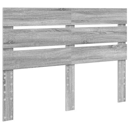Testiera Grigio Sonoma 140 cm Legno multistrato